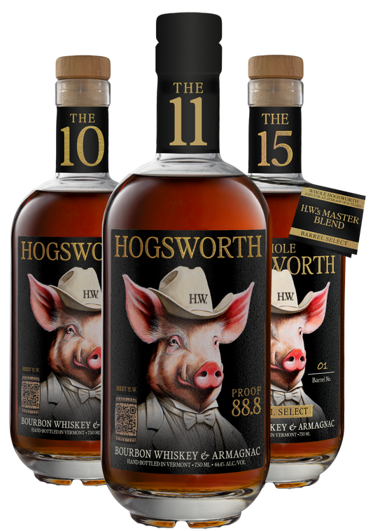 Hogsworth 3x 750ML (The 10, The 11, and The 15)
